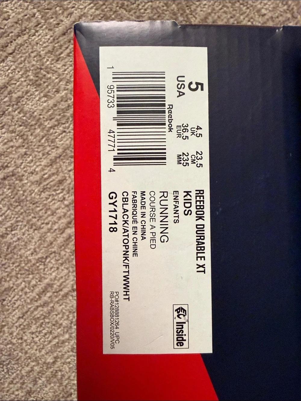 Reebok Reflective Sneakers